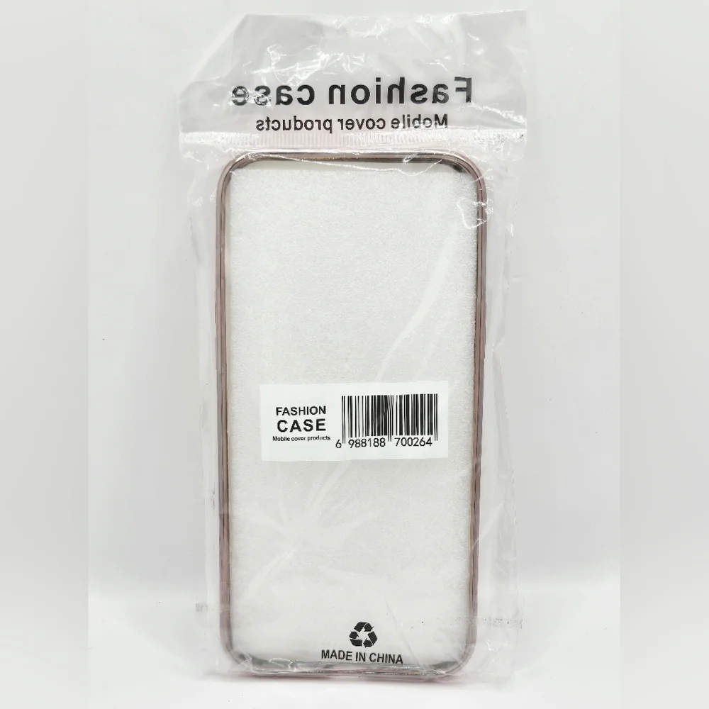 Clear and Rose‎ Gold iPhone 13 Pro Max Magnetic case